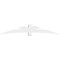 Ekena Millwork Davenport Architectural Grade PVC Gable Bracket, 108"W x 18"H x 4"D x 6"F, 4/12 Pitch GBP108X18X0406DAV00 - alternate 2